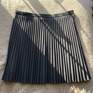 Loft heather grey midi length skirt